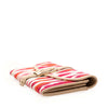 Dior Printed Canvas Buckle Strap Flap Wallet Secondhand