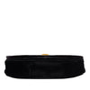 Chanel CC Horizontal Quilted Velvet Crescent Flap Secondhand