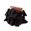 Bottega Veneta Chunky Ruffled Knit Maxi Intrecciato The Snap Clutch Secondhand