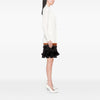 Bottega Veneta Chunky Ruffled Knit Maxi Intrecciato The Snap Clutch Secondhand