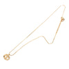 Dior Gold Plated CD Logo Pendant Necklace Secondhand
