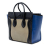 Celine Mini Tricolor Leather Luggage Tote Secondhand