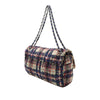 Chanel CC Tweed Print Nylon Single Flap Secondhand