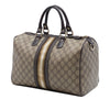 Gucci Medium GG Supreme Joy Web Boston Bag Secondhand