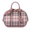 Burberry Small Haymarket Check Nylon Orchard Bowling Bag Secondhand