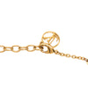 Louis Vuitton Gold Plated Strass LV Iconic Pendant Necklace Secondhand
