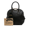 Burberry Large Grained Calfskin Heritage Orchard Bowling Bag Secondhand