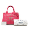Prada Small Canvas Canapa Logo Tote Secondhand
