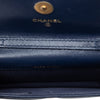 Chanel Quilted Caviar Twist Your Buttons Coin Purse With Chain Secondhand
