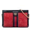 Gucci Small Suede Web Ophidia Chain Crossbody Secondhand