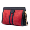 Gucci Small Suede Web Ophidia Chain Crossbody Secondhand