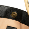 Gucci Smooth Calfskin Diagonal Striped Zumi Tote Secondhand