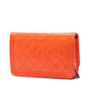 Chanel Quilted Patent Boy Wallet on Chain Secondhand