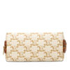 Celine Triomphe Coated Canvas Clutch On Chain Secondhand