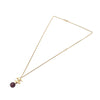 Chanel Gold Plated CC Bead Drop Necklace Secondhand