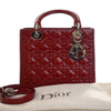 Dior Medium Patent Cannage Lady Dior Secondhand
