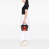 Celine Micro Tricolor Leather Luggage Tote Secondhand