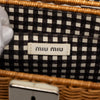 Miu Miu Wicker Top Handle Bag Secondhand