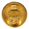 Chanel CC Gold Plated Button Clip On Earrings Secondhand
