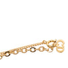 Dior Gold Plated CD Logo Oval Pendant Necklace Secondhand