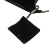 Gucci Velvet and Lizard Embossed Calfskin Trimmed Handbag Secondhand