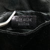 Gucci Velvet and Lizard Embossed Calfskin Trimmed Handbag Secondhand