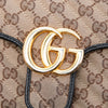 Gucci Medium GG Marmont Matelasse Diagonal GG Canvas Shoulder Bag Secondhand