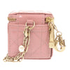 Dior Micro Patent Cannage Lady Dior Cube Pouch Secondhand