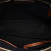 Burberry Small Leather Trimmed House Check Canvas Bridle Orchard Satchel Secondhand