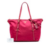 Prada Saffiano Trimmed Tessuto Satchel Secondhand