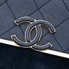Chanel CC Stitched Caviar and Suede Lady Coco Flap Secondhand