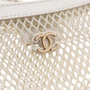 Chanel CC Mesh and Shiny Lambskin Clutch with Chain Secondhand