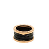Bvlgari 18K Rose Gold and Bowenite B Zero1 Four Band Ring Secondhand