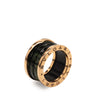 Bvlgari 18K Rose Gold and Bowenite B Zero1 Four Band Ring Secondhand