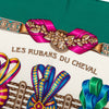 Hermès Les Rubans du Cheval Silk Scarf 90 Secondhand