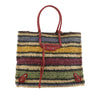 Balenciaga Raffia Motocross Panier Basket Tote Secondhand