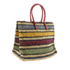 Balenciaga Raffia Motocross Panier Basket Tote Secondhand
