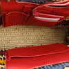 Balenciaga Raffia Motocross Panier Basket Tote Secondhand