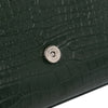 Secondhand Saint Laurent Medium Croc Embossed Leather Kate Tassel Crossbody