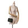 Secondhand Saint Laurent Medium Croc Embossed Leather Kate Tassel Crossbody
