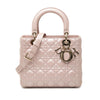 Dior Medium Pearlescent Lambskin Cannage Lady Dior Secondhand