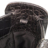 Ferragamo Croc Embossed Leather Vara Satchel Secondhand
