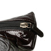 Chanel Patent Camellia Cosmetic Pouch Secondhand