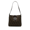 Fendi Zucca Canvas Shoulder Bag Secondhand