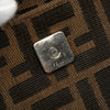 Fendi Zucca Canvas Shoulder Bag Secondhand