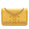 Chanel Caviar CC Filigree Wallet On Chain Secondhand