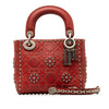 Dior Mini Embossed Calfskin Cannage Studded Lady Dior Secondhand