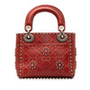Dior Mini Embossed Calfskin Cannage Studded Lady Dior Secondhand