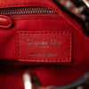 Dior Mini Embossed Calfskin Cannage Studded Lady Dior Secondhand