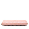 Chanel CC Quilted Caviar Zip Around Long Wallet Secondhand